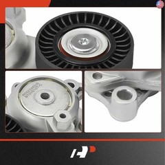 A-Premium Belt Tensioner Assembly with 2 Pulleys Compatible with Toyota Camry