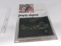 General Crafts Parts Decor Model Kit No 2907 Antique Planes 1973 VTG Sealed