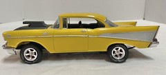 VTG CUSTOM 1957 CHEVY BEL AIR GASSER 1/25TH SCALE HOT ROD – MANUFACTURER MMI