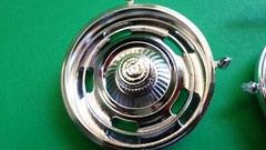 69 1969 Chevy Camaro Z28 1/12 Rally Rims Derby Cap Wheels Firestone Tires Backs