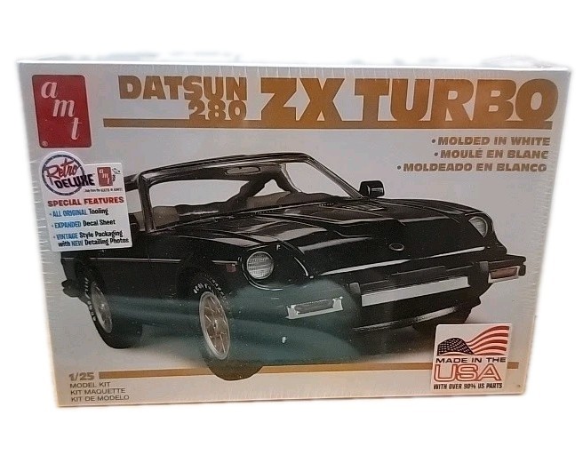AMT Datsun 280 Zx Turbo Retro Deluxe Plastic Model Kit New Sealed