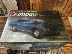 AMT ERTL 1967 CHEVROLET IMPALA SUPER SPORT MODEL KIT OPEN BOX 1/25 SS427