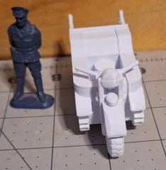 Kettenkrad German half-tracked gun tractor WW2 White 3d Printed 1/32 Scale