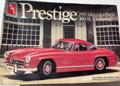 Model Car Parts – AMT 1955 Mercedes Benz 300SL Gullwing Chrome Parts ONLY 1/25