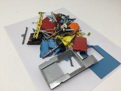 Vintage Race & Drag Model Car Junkyard Parts LOT 1/24-1/25 Scale