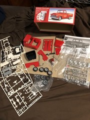 Coca-Cola 1955 Chevrolet-CAMEO-Pickup Truck-AMT 1/25 Model Kit-Please Read& View