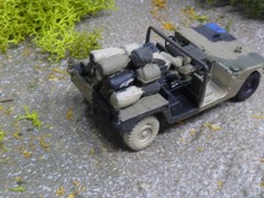 Roco Minitanks / Herpa 1/87 Painted Modern US M-1038 Hummer Open Top Lot#9586B©