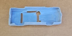 ABS-LIKE RESIN 3D PRINTED 1/25 1972 OLDS CULASS OUTLAW PRO MOD BODY
