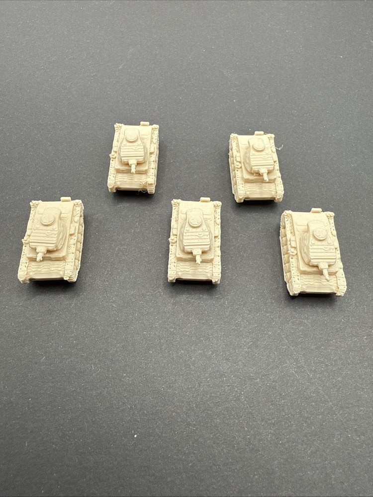 German Panzer Mini Tank, 3D Printed , 1/150 Scale, PLA Plus Beige/Tan