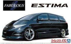 Aoshima 1/24 Scale FABULOUS VARIOUS GSR50 Estima 2006 (Toyota) Plastic Model Kit