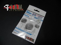 1:72 Resin Wheels Landing Gear for scale model Mil Mi 24 Zvezda