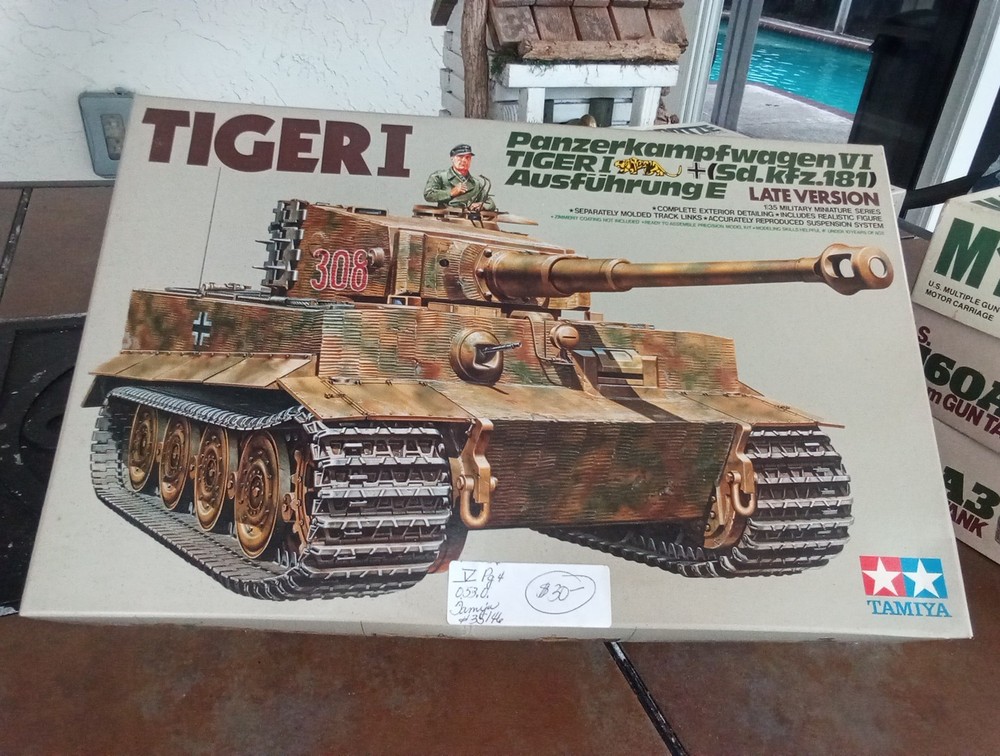 Tamiya 1:35th Scale German Tiger One Model Kit