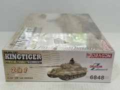 Dragon 1/35 6848-03 King Tiger Porche Turret W/Zimmerit Heavy Tank Model Kit
