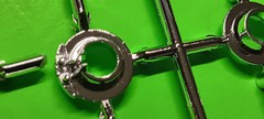 4 Wheel Disc Brakes Chrome 1965 65 Chevy Pickup Truck 1/25 Revell Model Car Part