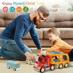 Nicmore Carrier Truck Toddler Toys Car: Transport Toy for 1 2 3 4 Year Old…