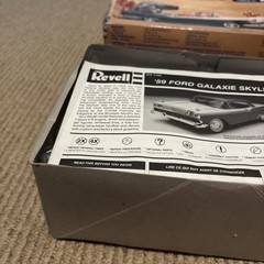 Original Revell H-1227 1959 Ford Fairlane Skyliner Retractable 1/25 Unbuilt