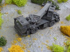 Roco Minitanks 1/87 West German 4×4 Construction Truck W/Crane Lot#9620B©