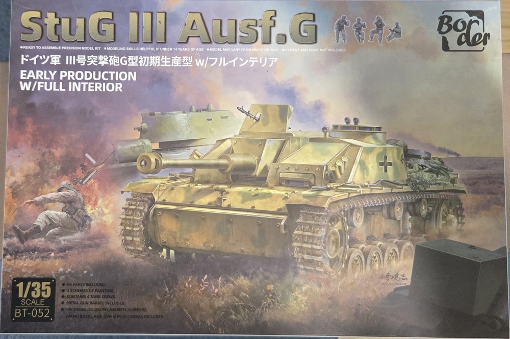1/35 Border BT-052 StuG III Ausf. G Early Production w/ Full Interior