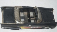 VINTAGE 1957 CHEVROLET CHEVY BELAIR CONVERTIBLE 50’s PLASTIC CAR 1/25 SCALE
