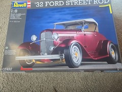 32 Ford Street Rod Revell kit Rare 2003 – 1:8 scale (No. 07492) FACTORY SEALED