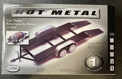 Testors Hot Metal Car Trailer Model Kit 234 1/24 Hauler Kit Diecast Complete Kit
