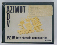 ADV Azimut PZ IV Late Chassis Accessories 1:35 35304 Model Kit German Tank WWII