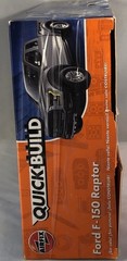 FORD RAPTOR Model Airfix QUICK BUILD Snap On Kit J6053 Gray F150 Pickup Truck