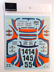 Decalpool 1/24 Scale Porsche 911SC Martini Safari 1978 Decalsheet DP258 for NuNu