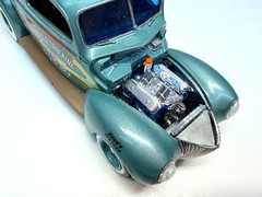 AMT 1:25 1940 Ford Sedan Locomotion Dragster Vintage John Klaver Pro-Built Model