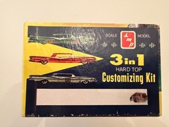 67 year old VINTAGE – AMT / SMP 1959 Corvette convertible 3in1 Customizing kit