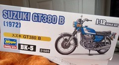 Hasegawa 1/12 Suzuki GT380 B Plastic Model BK5 NEW/OPENED BOX