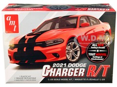 SKILL 2 MODEL KIT 2021 DODGE CHARGER R/T 1/25 SCALE MODEL CAR BY AMT AMT1323M