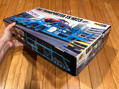 CAR TRANSPORTER TS 1023 1/24 MODEL KIT MITSUWA VINTAGE TRAILER TRUCK