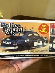 MPC-Police Patrol Car, 1/25 Scale Plastic Model Kit -New