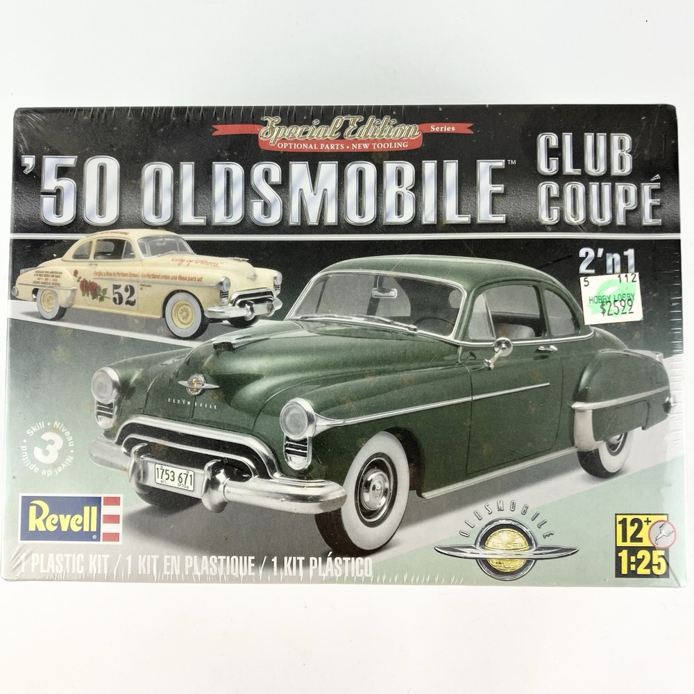 REVELL 1/25TH 1950 OLDSMOBILE CLUB COUPE . SEALED KIT #4254 MIB