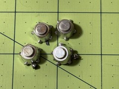 Monogram PC88 32 Ford The Big Deuce Parts Kitbash Chrome Knockoff Hub Caps