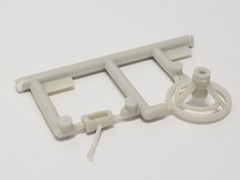 1958 Edsel Pacer STEERING WHEEL & COLUMN from AMT 1:25 Model Kit 58