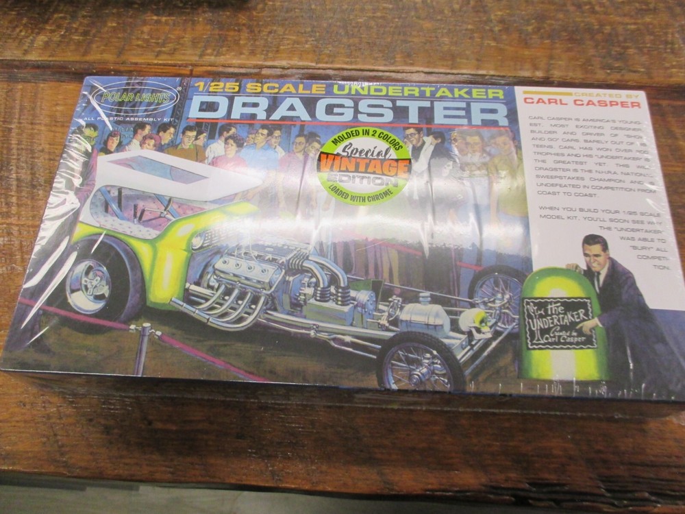 Polar-Lights Carl Casper Undertaker Dragster – New in Box