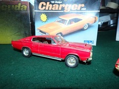 Vintage Lot 6 Built 1:24 Scale Model Car Kits Junkyard Lot Dodge Mopar GTX Charg