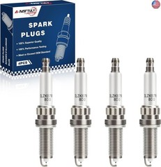 Iridium Platinum Spark Plugs 4 Pack Compatible with Mini Cooper 2007 2008 2009