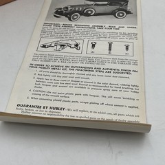 Metal Kit 1932 Chevrolet Phaeton by Hubley 1950s Lancaster PA Box Only Display