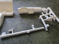 Revell 1/24 L.A.P.D. Camaro model Parts seats & Dash V98F