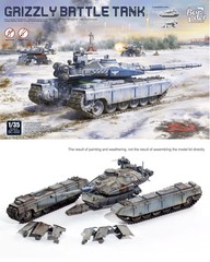 Border BC-002 1/35 GRIZZLY BATTLE TANK Model Kit