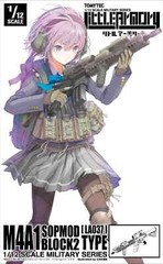 TomyTec Little Armory 1/12 LA037 M4A1SOPMOD Block 2 GUN Plastic Model Kit