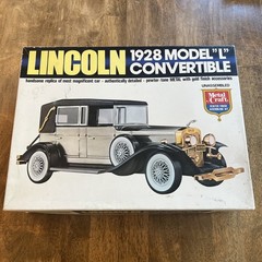 METAL CRAFT 6494 KIT LINCOLN 1928 MODEL L CONVERTIBLE – NEW IN BOX SAME DAY SHIP