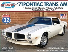 Atlantis 1971 Pontiac Firebird Trans Am – Plastic Model Car Kit – 1/32 Scale