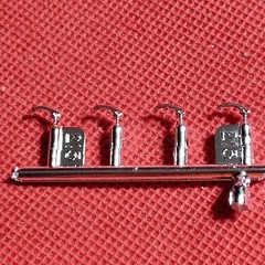 4 Side Door Handles 1948 Ford Woody 1:25 scale model car part Revell