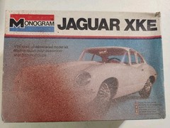Monogram Jaguar XKE 1:25 Model Car Kit~ PARTS ONLY