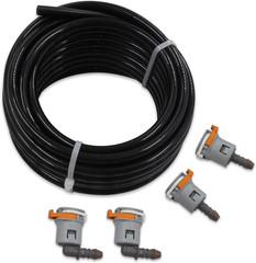 Automotive 25 Feet 3/8″ Nylon Fuel Line Tubing Replacement Fuel Line Repair Kit