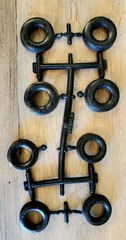 1/25 Scale Rubber Tire Set New Model Car Parts